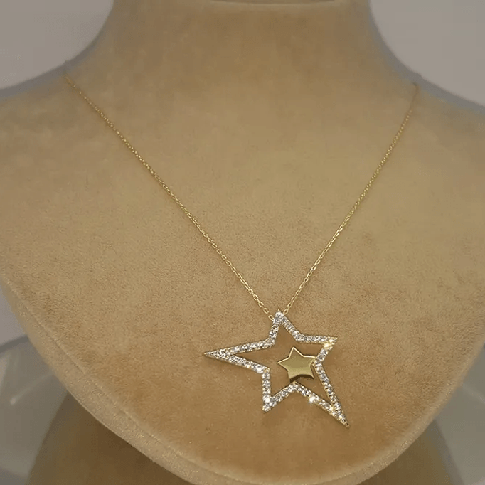 Yavru Yıldız Altın Kolye