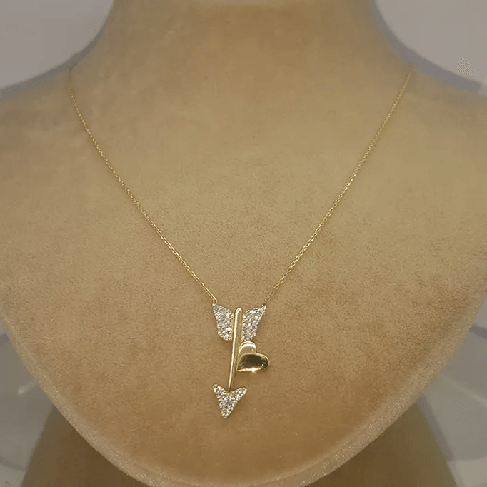 Kuyruklu Yusufcuk Altın Kolye