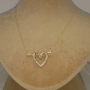 Ok ve Kalp Altın Kolye