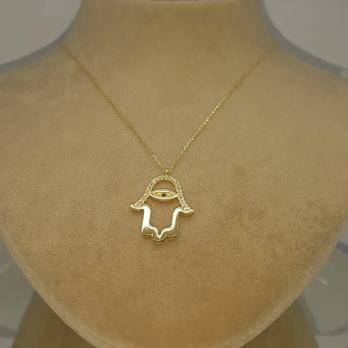 Gözlü Fatma Anaeli Kolye