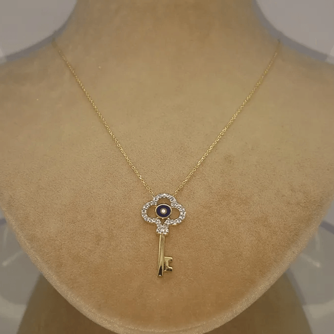 Eski Anahtar Modeli Kolye