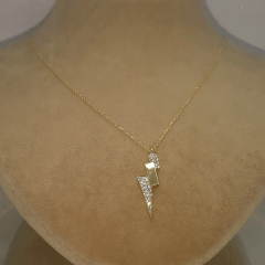 Elektrik Altın Kolye