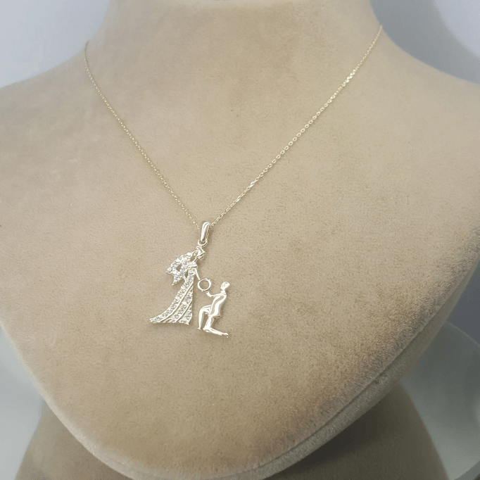 Evlilik Teklifi Altın Kolye