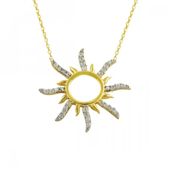 Güneşimsin Altın Kolye