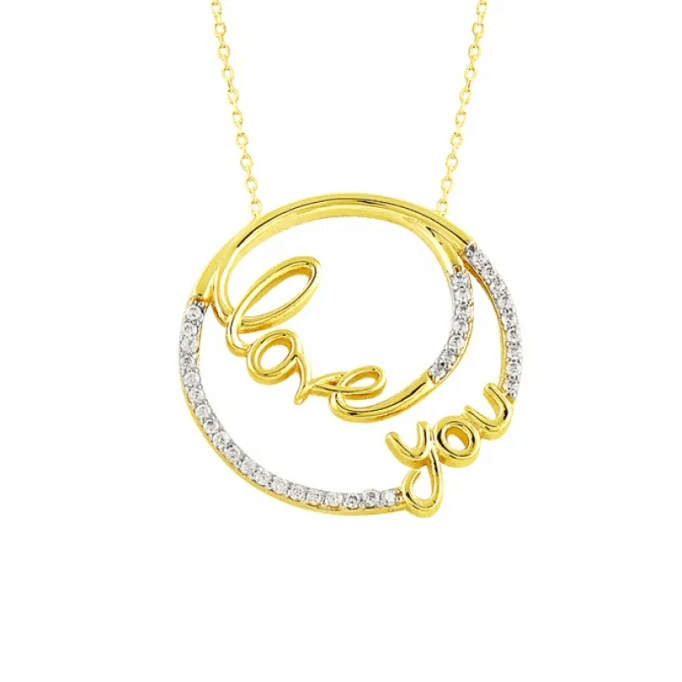 Love You Altın Kolye