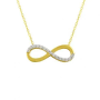14 Ayar Sonsuzluk Altın Kolye