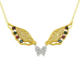 Büyük Kanatlı Kelebek Altın Kolye