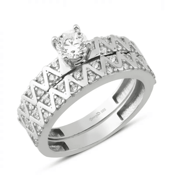 Çiftli Zigzag Yüzük