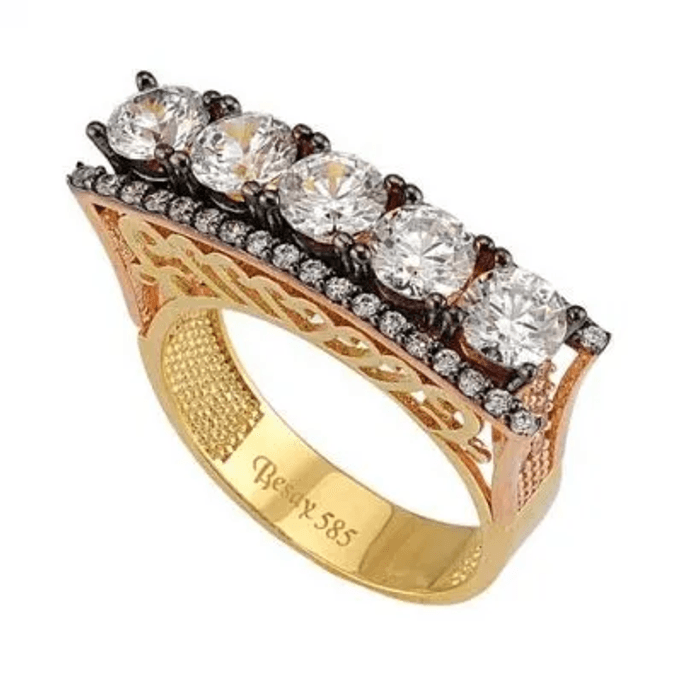 Özel Tasarım Beştaş Yüzük