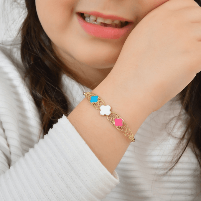 İtalyan Mineli Çocuk Bileziği