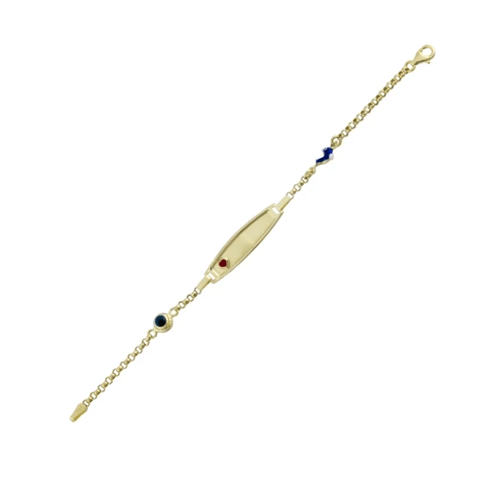 İsim Yazılabilen Mavi Balıklı Künye