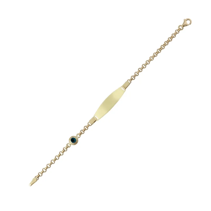 İsim Yazılabilen Zarif Altın Künye