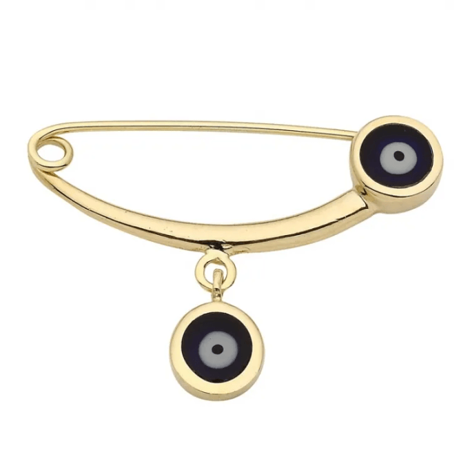 Nazar Boncuklu Altın İğne