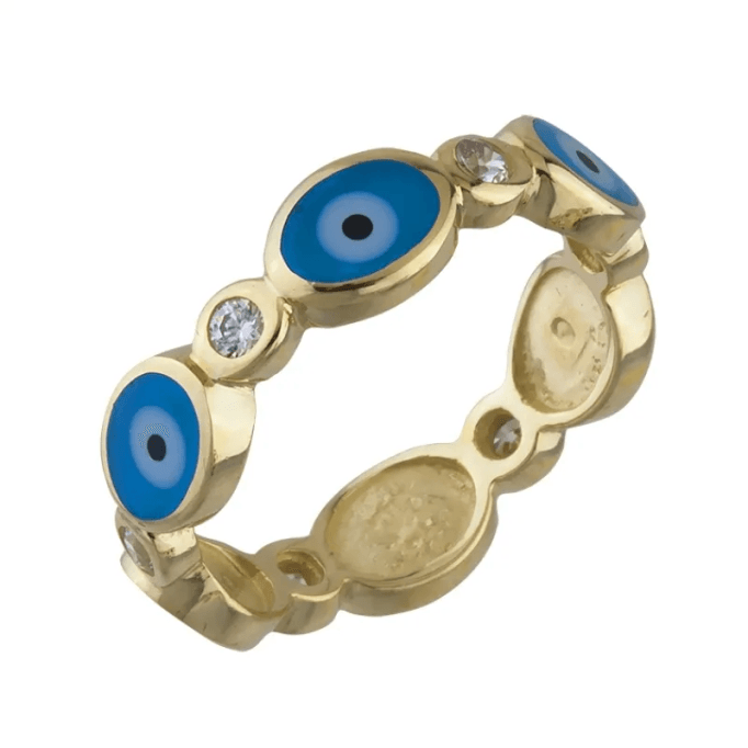 Oval Turkuaz Mineli Yüzük