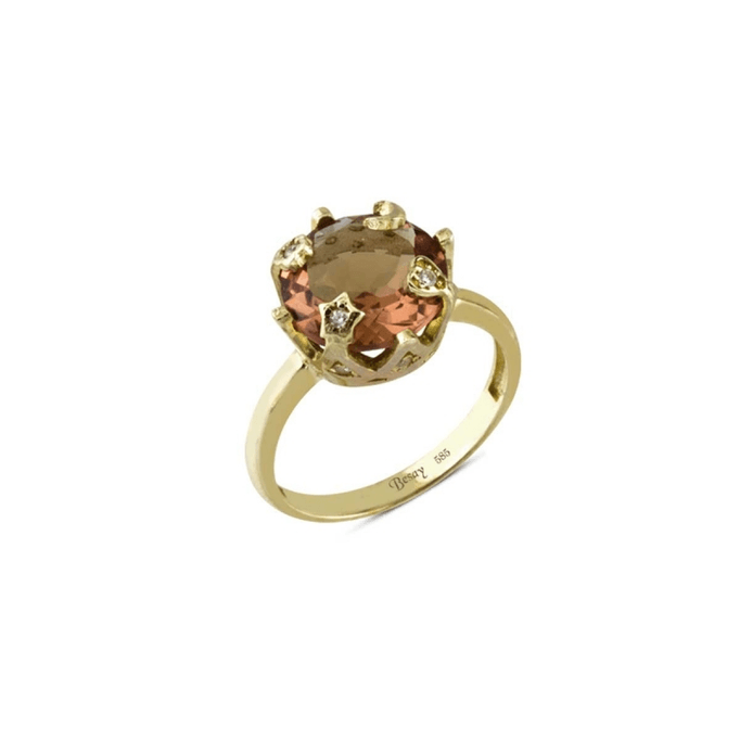 Sultanite Taş Yıldızlı Yüzük