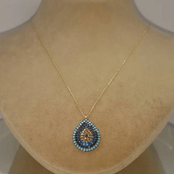 Sinyora Damla Altın Kolye