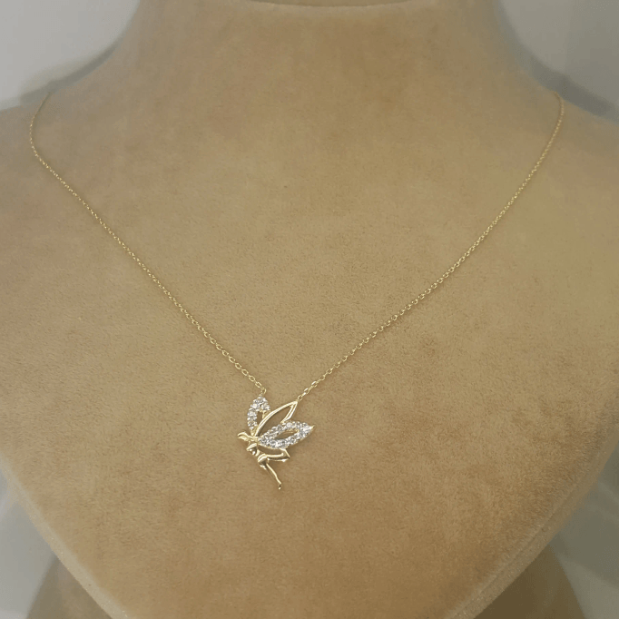 Uçan Peri Altın Kolye