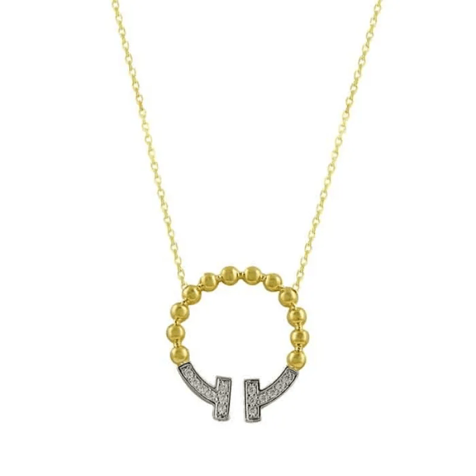 Daire Altın Kolye KLF819