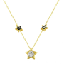 Yıldızlı Altın Kolye KLF892
