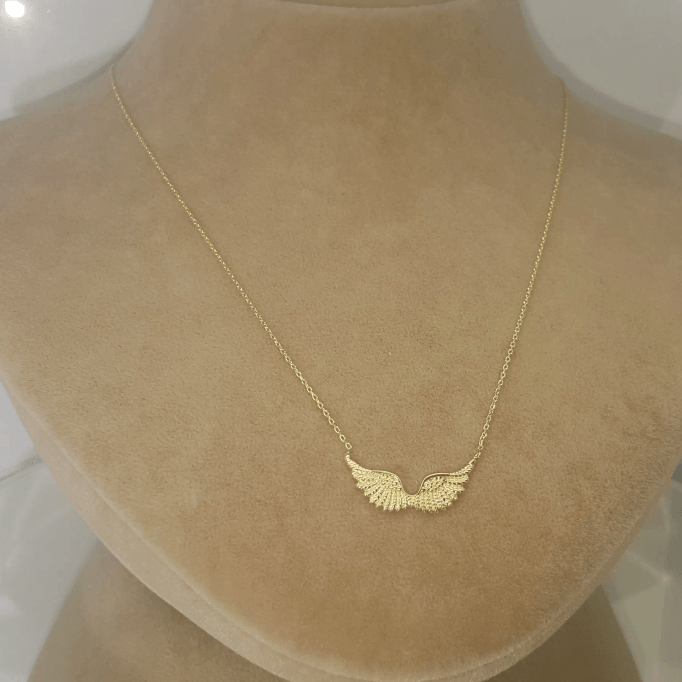 Melek Kanatları Altın Kolye KLF1219