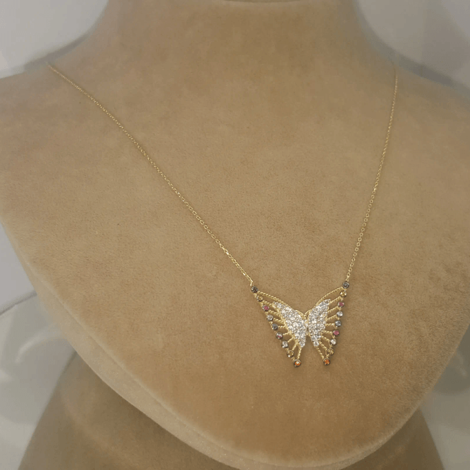 Kelebek Altın Kolye KLF1350