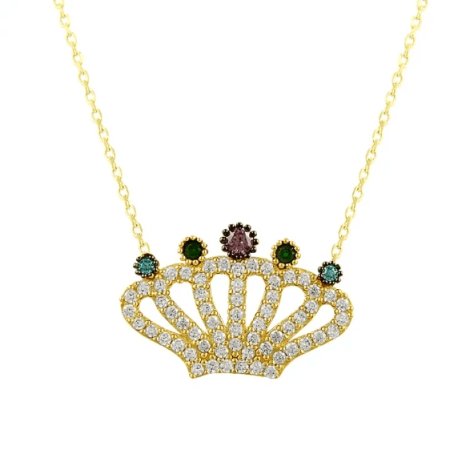 Taç Altın Kolye KLF1416