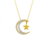 Ay Yıldız Altın Kolye KLF1430
