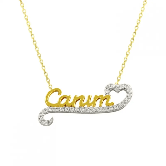 Canım Yazılı Altın Kolye