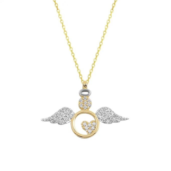 14 Ayar Melek Altın Kolye