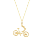 Bisiklet Altın Kolye