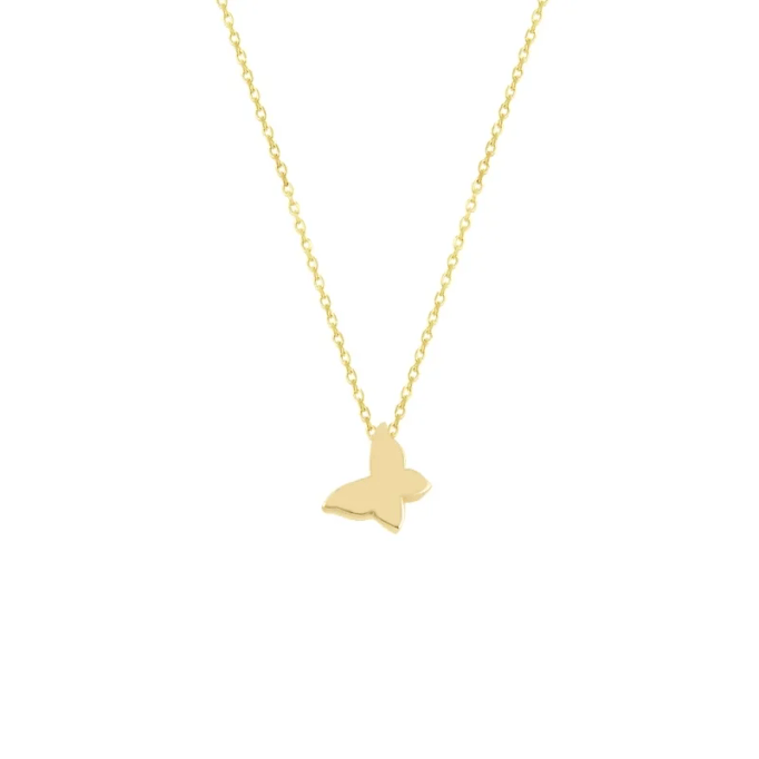 Kelebek Altın Kolye