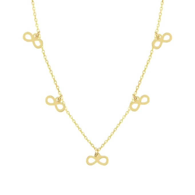 Sonsuzluklar Altın Kolye