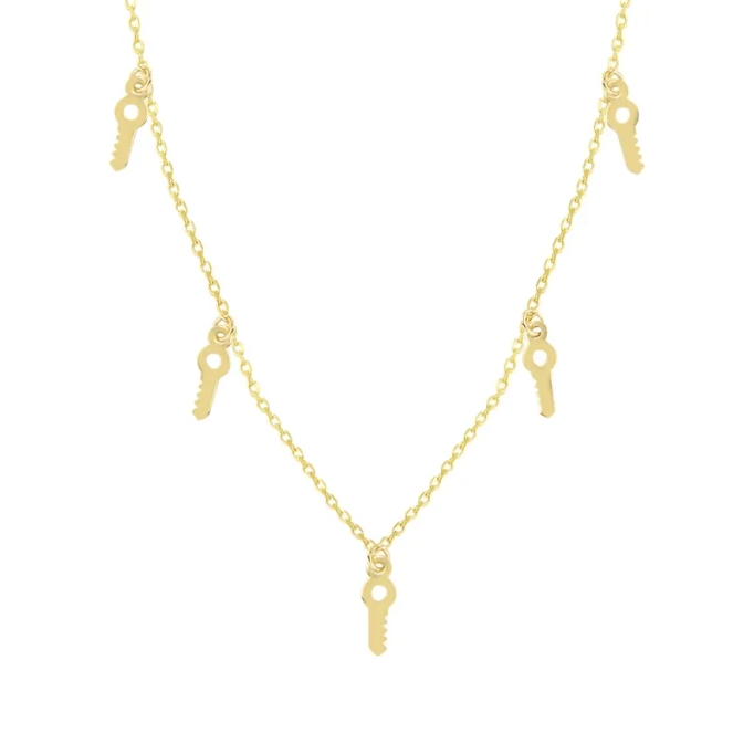 Anahtarlar Altın Kolye