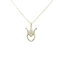 Kalp Taç Kolye