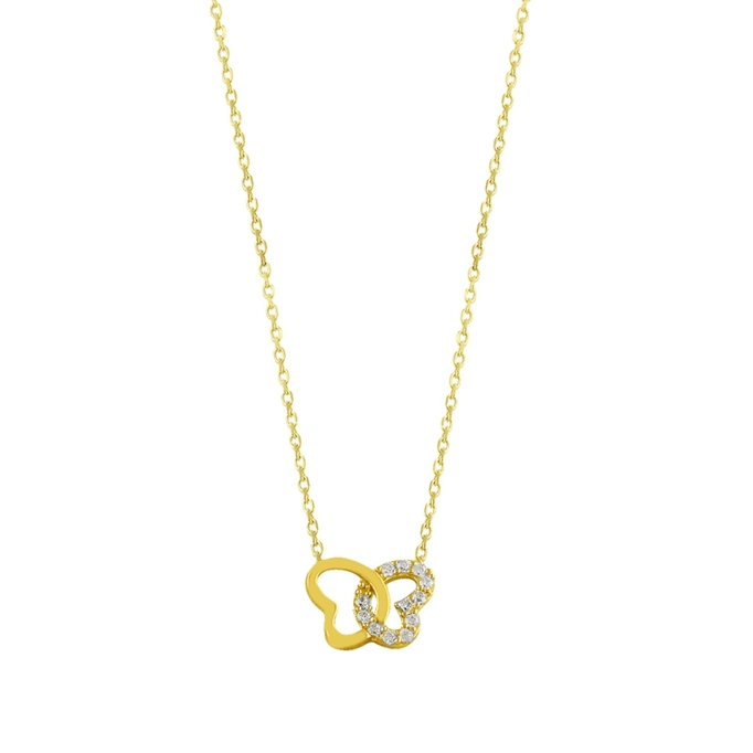 Küçük Kelebek Kolye Altın