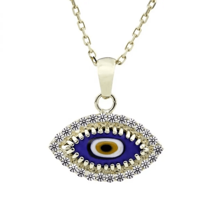 Badem Gözlü Altın Kolye