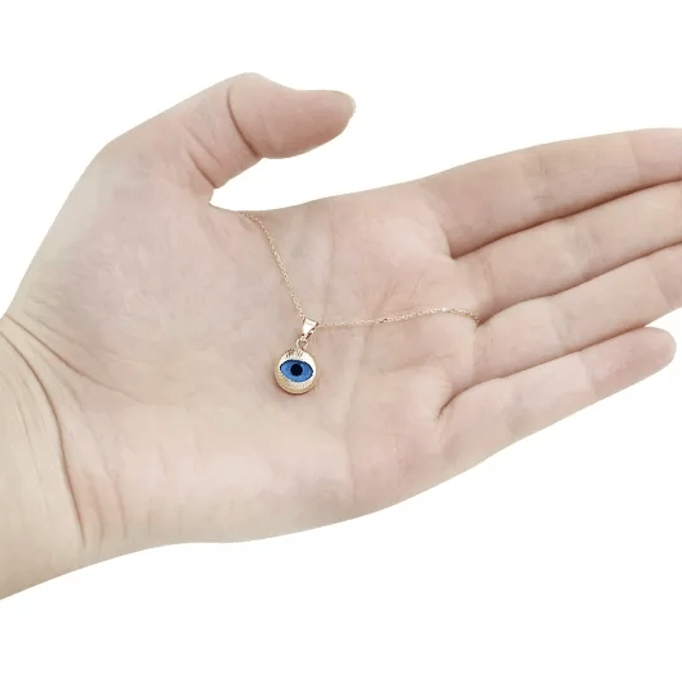 Ufak Göz Boncuklu Kolye