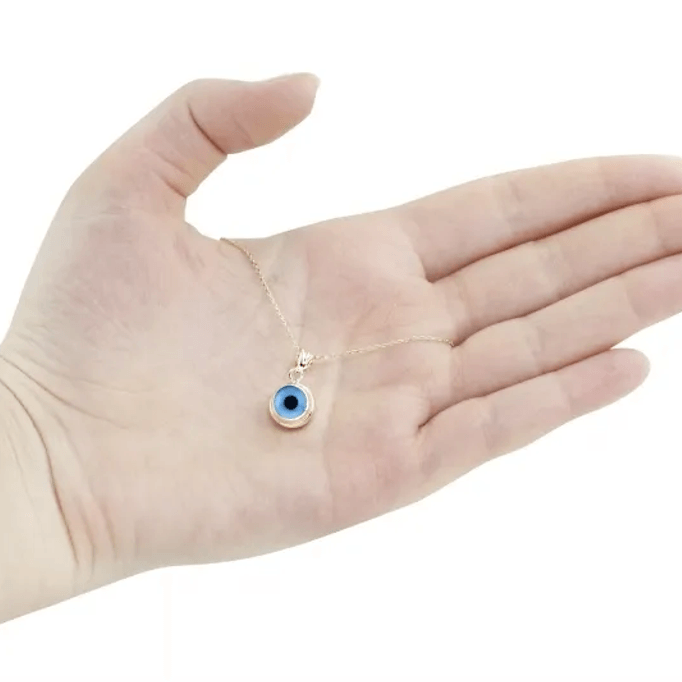 Çift Taraflı Doç Altın Kolye