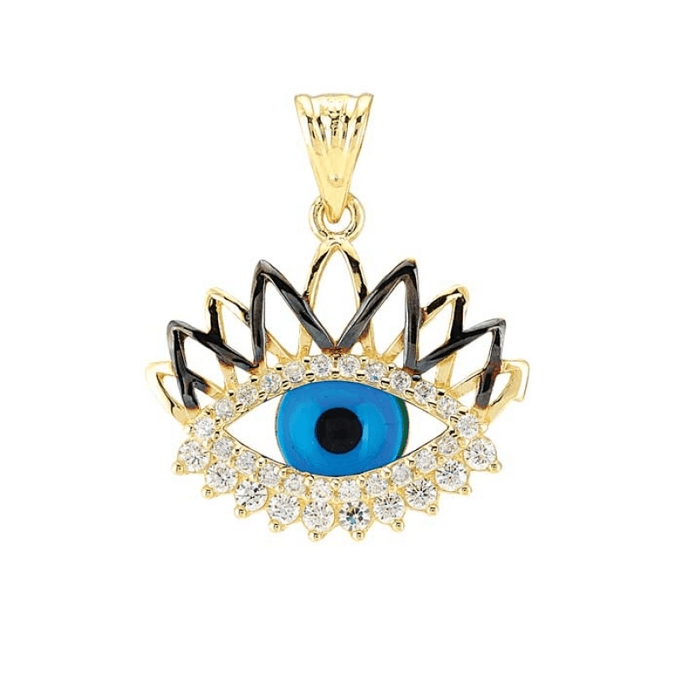 Göz Kolye Zigzag Kirpik