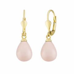 İnci Damla Küpe Pembe