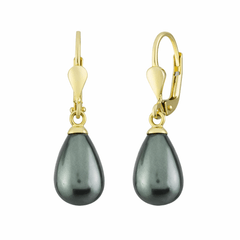 İnci Damla Küpe Yeşil