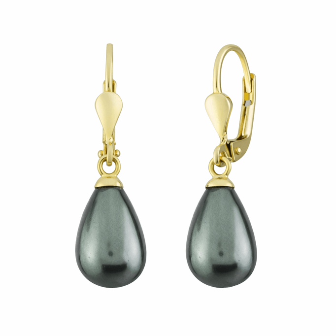 İnci Damla Küpe Yeşil