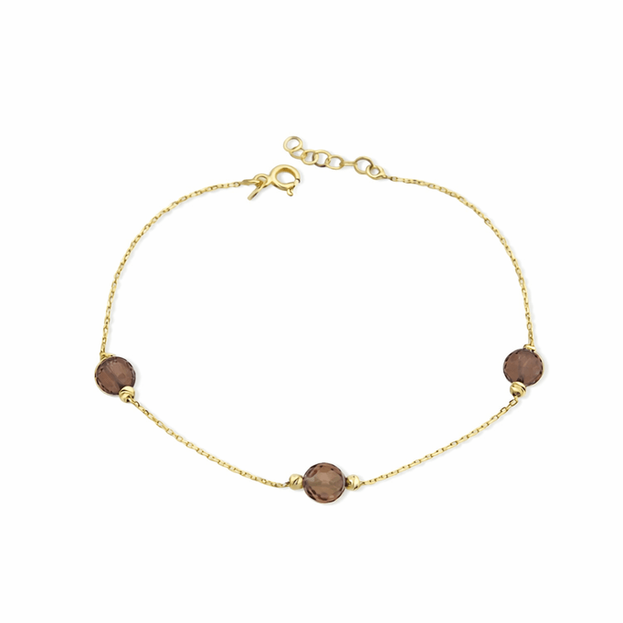 Sultanite Taş Üç Top Dorika Bileklik