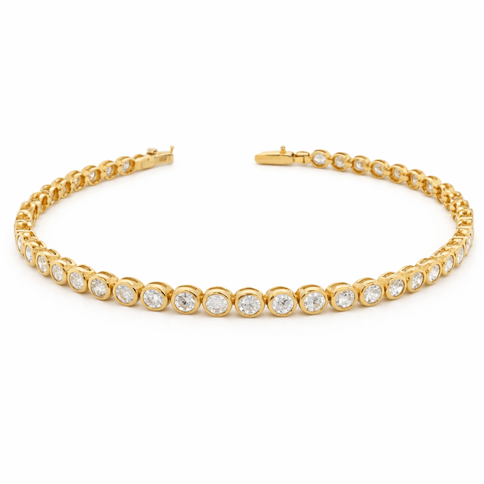 Su Yolu 14k Altın Bileklik