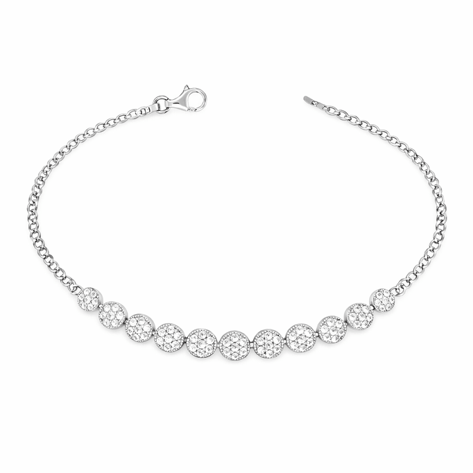 Su Yolu Altın Bileklik Yuvarlak 14k