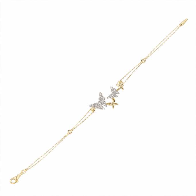 Kelebek Altın Bileklik