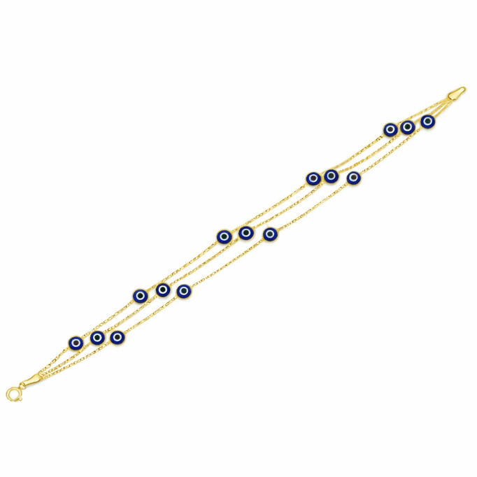 Üç Sıra  Altın Bileklik