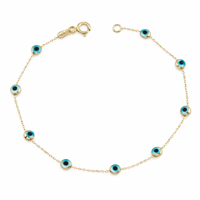 Altın Top Göz Bileklik