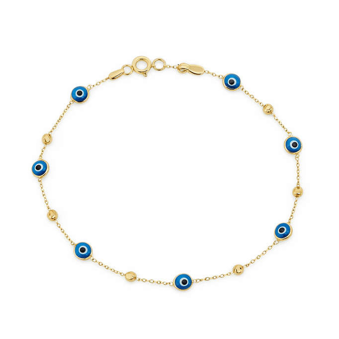 Dorika ve Göz Altın Bileklik