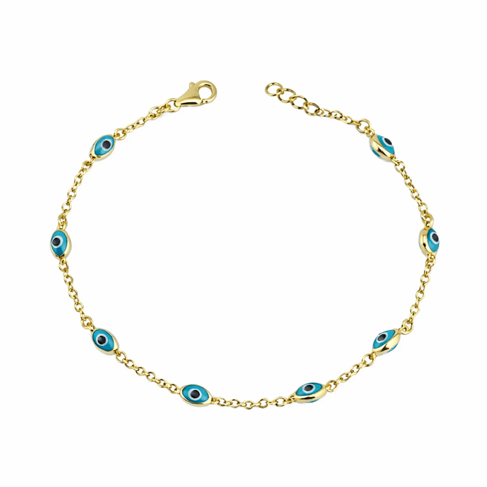 Altın Bileklik Sekiz Göz